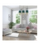 Lampa wisząca ALMERIA GREEN/GOLD 3xE27 Eko-Light MLP64500