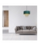 Lampa wisząca ALMERIA GREEN/GOLD 1xE27 Eko-Light MLP6451