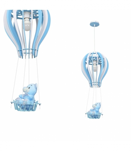 Lampa wisząca BALONIK BLUE 1xE27 60W Eko-Light MLP6427