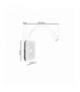 Lampka nocna BASE 8W+2W WHITE Eko-Light ML6351