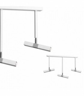 Lampa sufitowa CASTRO WHITE / CHROME 3xG9 Eko-Light MLP6559