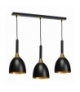 Lampa wisząca CLARK BLACK/GOLD 3xE27 Eko-Light MLP6222