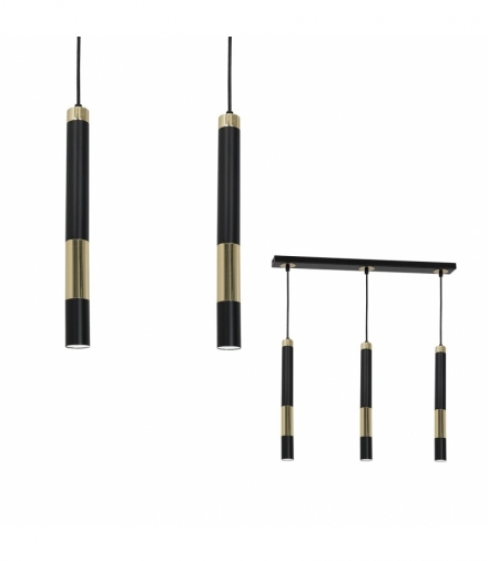 Lampa wisząca DALLAS GOLD 3xGU10 Listwa Eko-Light MLP6547