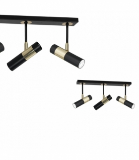 Lampa sufitowa DALLAS GOLD 3xGU10 Listwa Eko-Light MLP6548