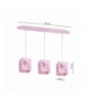 Lampa wisząca FAIRY PINK 3xE27 60W Eko-Light MLP6478