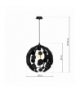 Lampa wisząca GAIA BLACK / WOOD 1xE27 60W Eko-Light MLP6325