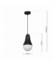 Lampa wisząca HELIOS BLACK 1xE14 40W Eko-Light MLP6469