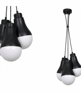Lampa wisząca HELIOS BLACK 3xE14 40W Eko-Light MLP6470