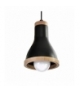 Lampa wisząca HOLLY BLACK / WOOD 3xE27 60W Eko-Light MLP6256