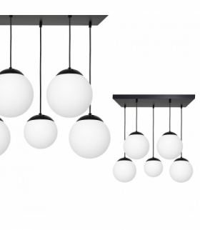 Lampa wisząca LIMA BLACK 5xE14 Eko-Light MLP6525