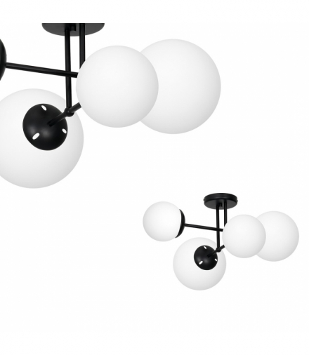 Lampa sufitowa LIMA BLACK 4xE14 Eko-Light MLP6527