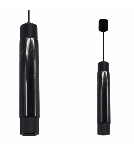 Lampa wisząca MARBLE BLACK 1xGU10 Eko-Light ML6339