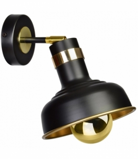 Kinkiet MARGO BLACK/GOLD 1xE27 Eko-Light MLP6208