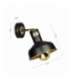 Kinkiet MARGO BLACK/GOLD 1xE27 Eko-Light MLP6208