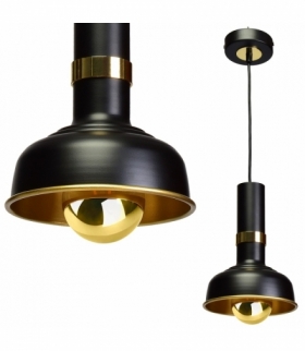 Lampa wisząca MARGO BLACK/GOLD 1xE27 Eko-Light MLP6209