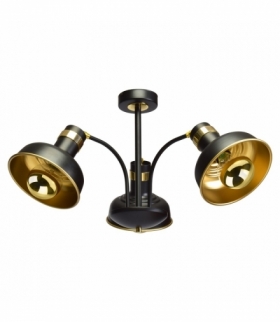 Lampa sufitowa MARGO BLACK/GOLD 3xE27 Eko-Light MLP6211