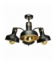 Lampa sufitowa MARGO BLACK/GOLD 3xE27 Eko-Light MLP6211
