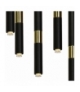 Lampa wisząca MONZA BLACK / GOLD 11xG9 8W Eko-Light MLP6386