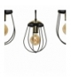 Lampa sufitowa OLIMP BLACK / GOLD 3xE27 60W Eko-Light MLP5745