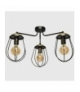 Lampa sufitowa OLIMP BLACK / GOLD 3xE27 60W Eko-Light MLP5745