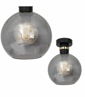 Lampa sufitowa OMEGA BLACK / GOLD 1xE27 Eko-Light MLP6529