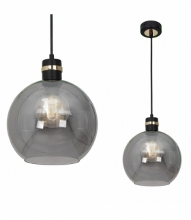 Lampa wisząca OMEGA BLACK / GOLD 1xE27 Eko-Light MLP65300