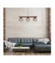 Lampa wisząca OZZY BLACK / WOOD 3xE27 60W Eko-Light MLP6252