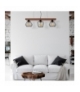 Lampa wisząca OZZY BLACK / WOOD 3xE27 60W Eko-Light MLP6252