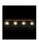Lampa wisząca OZZY BLACK / WOOD 4xE27 60W Eko-Light MLP6253