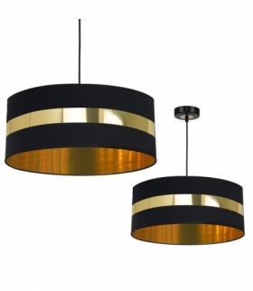 Lampa wisząca PALMIRA BLACK / GOLD 1xE27 60W Eko-Light MLP6318