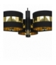 Lampa sufitowa PALMIRA BLACK / GOLD 3xE27 60W Eko-Light MLP6321