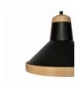 Lampa sufitowa SALMA BLACK / WOOD 3xE27 60W Eko-Light MLP6297