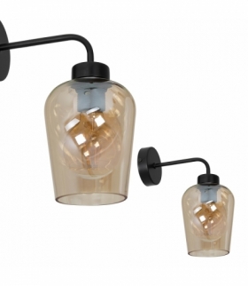 Kinkiet SANTIAGO AMBER 1xE27 Eko-Light MLP6601
