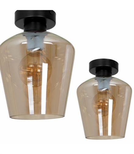 Lampa sufitowa SANTIAGO AMBER 1xE27 Eko-Light MLP6604