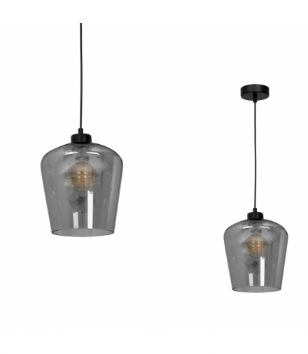 Lampa wisząca SANTIAGO SMOKED 1xE27 Eko-Light MLP6606