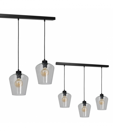 Lampa wisząca SANTIAGO CLEAR 3xE27 Eko-Light MLP6608