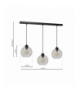 Lampa wisząca SOFIA CLEAR 3xE27 Eko-Light MLP6579