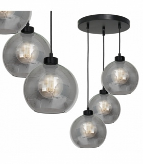 Lampa wisząca SOFIA SMOKED 3xE27 Eko-Light MLP6583