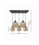 Lampa wisząca SOFIA AMBER 5xE27 Eko-Light MLP6592