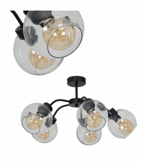 Lampa sufitowa SOFIA CLEAR 5xE27 Eko-Light MLP6596