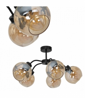 Lampa sufitowa SOFIA AMBER 5xE27 Eko-Light MLP6598