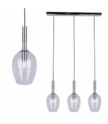 Lampa wisząca TANGO CLEAR 3xE14 Eko-Light ML6164