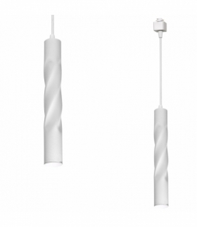 TRACK LIGHT PENDANT TWISTED WHITE 3W LED Eko-Light ML6509