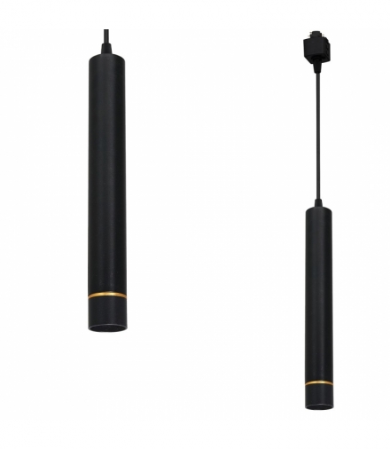 TRACK LIGHT PENDANT BlACK/GOLD 3W LED Eko-Light ML6510