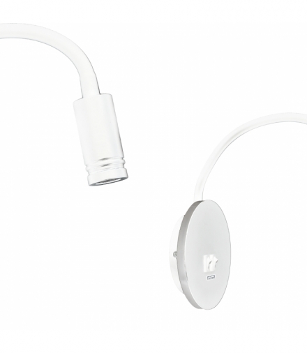 Lampka nocna BASE 8W+2W WHITE Eko-Light ML6353