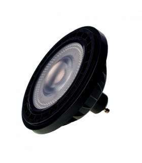 ŻARÓWKA AR111 - 6W GU10 3000K/ Czarna Eko-Light AR3895