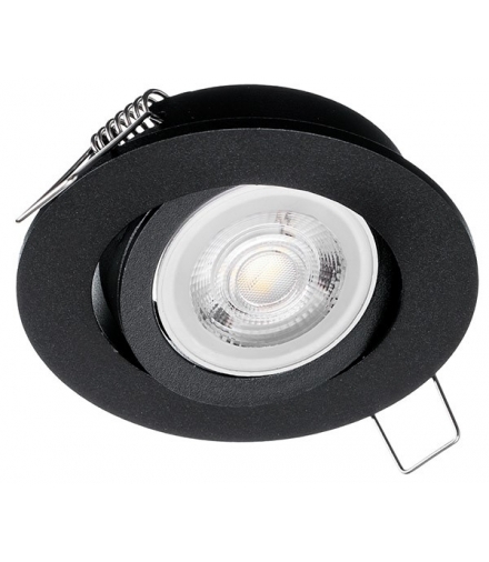 Oczko sufitowe okrągłe ruchome IP20 Black Eko-Light EKZ343