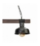 Lampa wisząca FARO BLACK / WOOD 2xE27 60W Eko-Light MLP6242