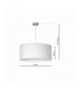 Lampa wisząca CASINO WHITE/CHROME 1xE27 Eko-Light ML6374