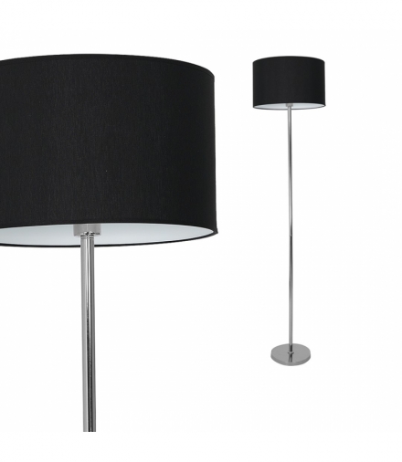 Lampa stojąca CASINO BLACK/CHROME 1xE27 Eko-Light ML6382